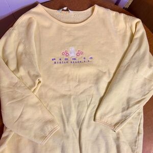 Butter Yellow Pier 14 Myrtle Beach Graphic Sweatshirt